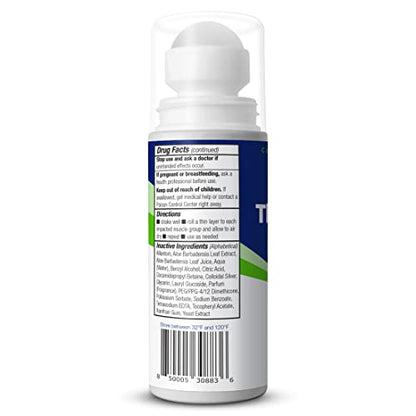 Theraworx Relief for Muscle Cramps Roll-On Fast-Acting Muscle Spasm, Leg Soreness with Magnesium Sulfate - 2.5 oz - 1 Count (Pack of 3) - size: 2.5 Fl Oz (Pack of 3)