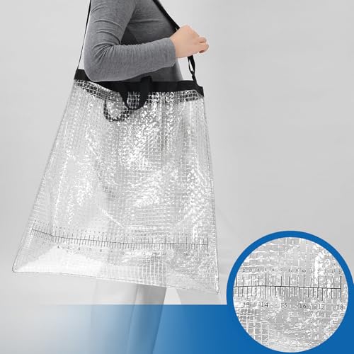Fishing Weigh in Bag Large Size 24 x 24 in Heavy Duty Live Fishing Bags Portable Catch Transport Container for Caught Fish Sack Waterproof Leakproof