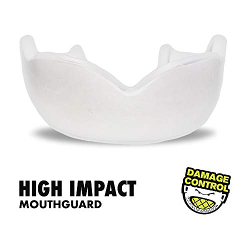 DAMAGE CONTROL High-Impact Sports Mouth Guard – White 2.0 - color: White 2.0, size: Adult