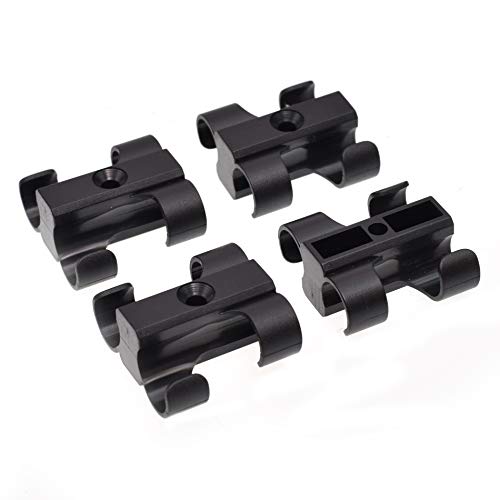 CCD4-4 Dual Cable Clip Clamp Fastening Wire Management 4 Pack (Dual 4 Gauge) - size: Dual 4 Gauge