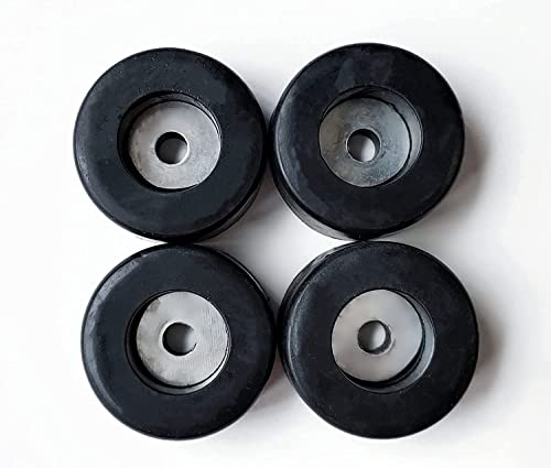 4Pcs Anti Vibration Foot Pad Rubber Isolation Pads Rubber Bumper Feet | For Compressors, Generators, Sound Machine, Power Amplifie,Instrument, Furniture Ect