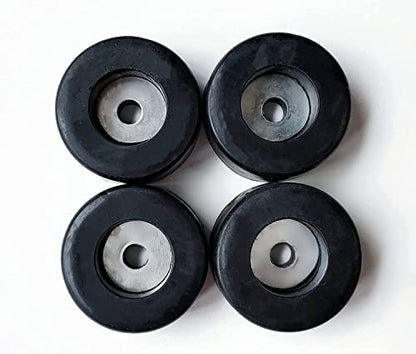 4Pcs Anti Vibration Foot Pad Rubber Isolation Pads Rubber Bumper Feet | For Compressors, Generators, Sound Machine, Power Amplifie,Instrument, Furniture Ect