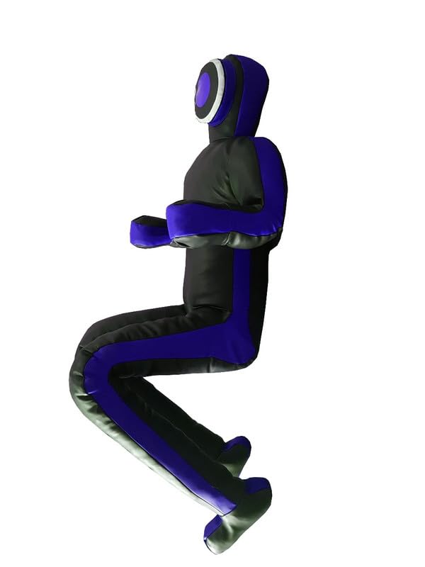 Jiu Jitsu Judo Punching Bag Grappling Dummy Black Vinyl -Unfilled - size: 70 inches (6 ft)