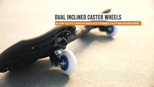 Razor RipStik Ripster for Ages 8+ - Compact and Lightweight Caster Board with 360-degree casters, for Riders 175 lbs