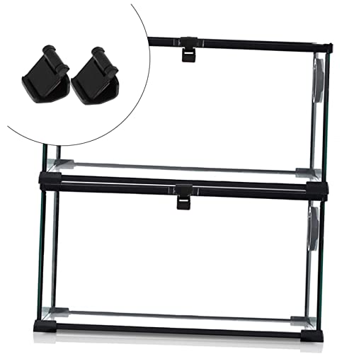 Kisangel Breeding Box Latch for Reptile Tank 4pcs Turtle Buckle Safe Feeding Tank Parts