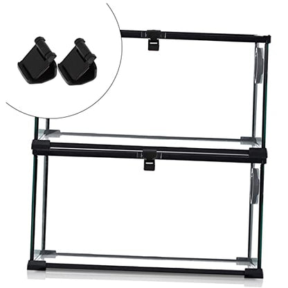 Kisangel Breeding Box Latch for Reptile Tank 4pcs Turtle Buckle Safe Feeding Tank Parts