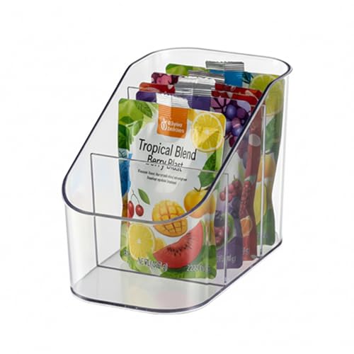 Drink Packet Organizer for Powdered Drink Mix,Powder Packet,Water Flavor Packet,Wooden Water Flavor Packet Organization Container for Kitchen Cabinet, Pantry,Office, Snack Bar Organizer-Small - size: Small