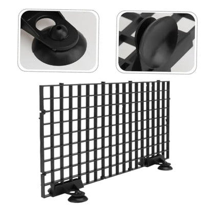 1set Fish Tank Divider Grid Sturdy Plastic Aquarium Isolation Board Filtration Grid for Easy Installation and Waste Filtration Compatible Various Tank
