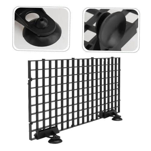 ORFOFE 1 Set Aquarium Divider Plastic Grid Sturdy Fish Tank Partition Board for Isolation and Breeding Easy Installation Compatible with Various Efficient Filtration Grid