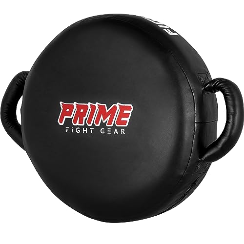 PSS PU Leather Strike Boxing Pads for Punching Kicking Martial Arts Karate Taekwondo Focus Target Shield Round Pad Muay Thai Training Equipment Unisex