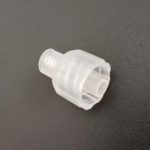 25PCS Threaded to Male Luer Fitting Luer Lock 1/4-28 UNF Male Thread Plastic Connect Adapter PP for Laboratory Biochemical Analytical Instruments, Food Machinery, Aquarium Equipment