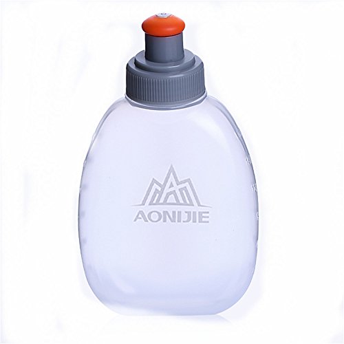 AONIJIE 250ML/350ML/500ML/600ML Portable TPU Soft Water Bottle Folding Soft Flasks For Outdoor Marathon Running Hydration Camping Hiking - color: 170ML-PP5