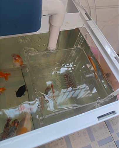 Acrylic Fish breeding Box, Acrylic Fish Isolation Box, Fish Separator for Aquarium, Hatchery Incubator with Suction Cups for Small Baby Fishes Shrimp Clownfish Guppy (5.9 * 5.9 * 5.9inch) - size: 5.9 * 5.9 * 5.9inch