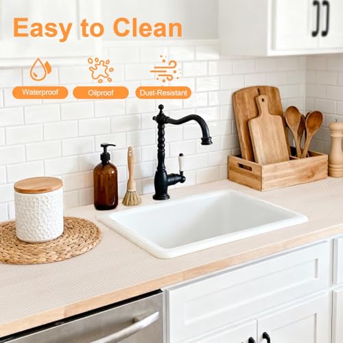 Shelf Liner 12 Inch x 20 FT Clear Non Slip Waterproof Cabinet and Drawer Liner for Kitchen Cabinet Refrigerator Pantry Closet Durable Non Adhesive - size: 12"W x 240.2"L