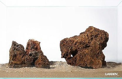 Maple Leaves Stone Natural Rocks (18lbs, 3~9 inches,9pcs) for Aquarium, Paludarium, Terrariums, Decorative of Forest Creeks, lakesides, and Streams - size: 14 Maple Leaves Stone(3-9 inches,18lbs)
