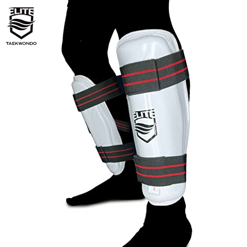 ELITE – Taekwondo Shin Guard for Kids & Adults (TKD Protector) - size: Small