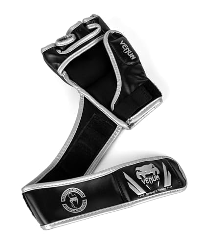 Venum Venum Challenger 2.0 MMA Gloves - color: Black/Silver, size: Large-X-Large