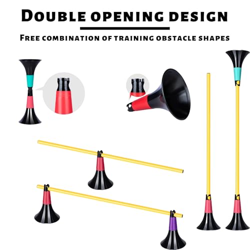 Basketball Training Cones and Agility Poles Set - color: Purple