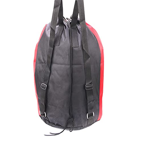 52 x 43 cm / 20.5 x 16.9 in Taekwondo Drawstring Backpacks, Oxford Cloth Unisex Gym Sports Bag, Taekwondo Sparring Backpack - size: Protective gear bag with the word fight