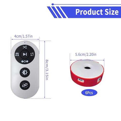 Sports Agility Light, Agility Training Light, USB Charging, Lasts 10 Hours, 10cm Height Sensing Distance, 4 Light Colors, 4 Modes, 270 Degree Viewable Angle Improve Reflex - color: Red Shell-3PCS
