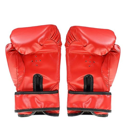 Boxing Gloves for Kids, Kids Sparring Punching Gloves for Punching Bag,Youth Training Kickboxing, Muay Thai - color: Red