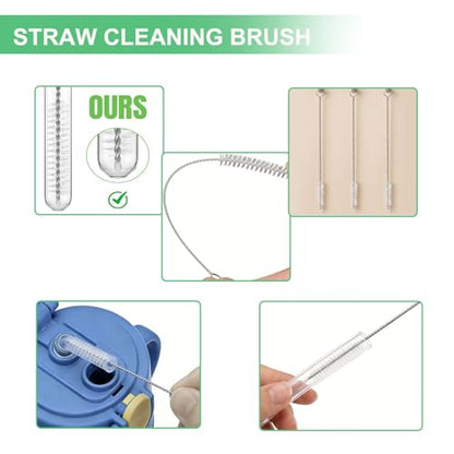 Crevice Cleaning Brush,Hard Bristle Grout Scrub Brushes Tool,Straw Cleaner Brush,Multifunctional Gap Cleaning Supplies Home Essentials for Household Use,Kitchen,Window,Bathroom,Corners(12PCS)