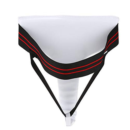 Women Groin Guard, Women Taekwondo Groin Guard Boxing Karate Jockstrap Sanda Crotch Protector - size: Large