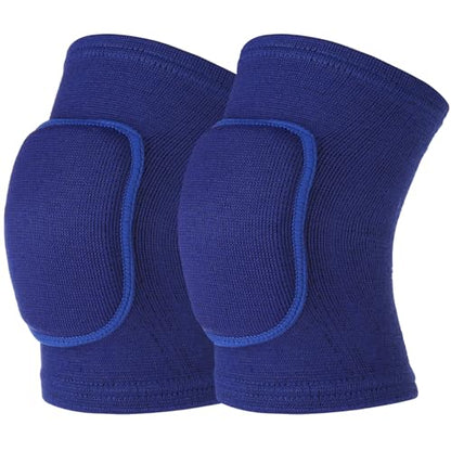 COMNICO Arm Brace Pads Elbow Protector Strap Pair, Breathable Anti-Collision Sponge Tendonitis Fitness Volleyball Basketball Tennis Golfers Knee Support Band for Kids Men Women Elderly - color: Blue(40-75kg)