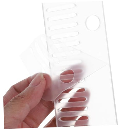 Aquarium Comb Fish Tank Plastic Overflow Simple Design Easy to Clean Abs Material
