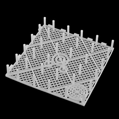 Ruilogod Aquarium Fish Tank Bowl Fry Screen Egg Net Crate Separate Divider Board White (id: b63 70f bb8 c11 6ab