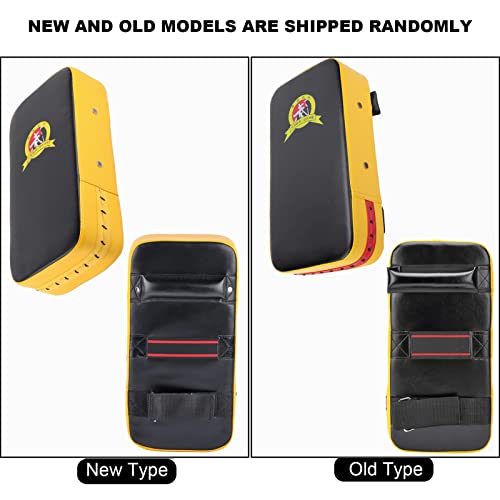 SUNGOOYUE Muay Thai Kick Pad, PU Thicken Kick Foot Training Target for Martial Arts MMA
