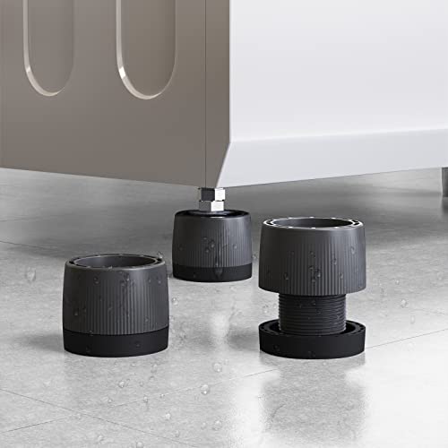 Anti Vibration Pads for Washing Machine, Adjustable Anti-Slip Washer Rubber Isolation Pads, Universal Furniture Pads 4 Packs