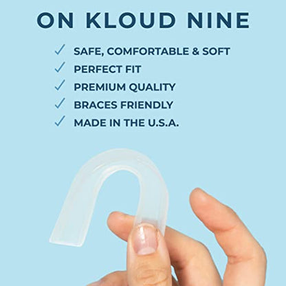 Kloud Night Guard for Clenching and Grinding, Custom Fit, 2-Pack, Clear - color: Clear