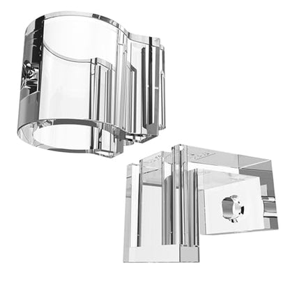 6-Piece Aquarium Plant Holder, Transparent PC Hanging Planter Cup for Hydroponic Cultivation on Tanks Up to 10mm Glass