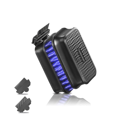 Aquarium Super Strong Magnetic Cleaner for Glass Fish Tank Magnet Brush with Algae Scrapers Floating - size: M