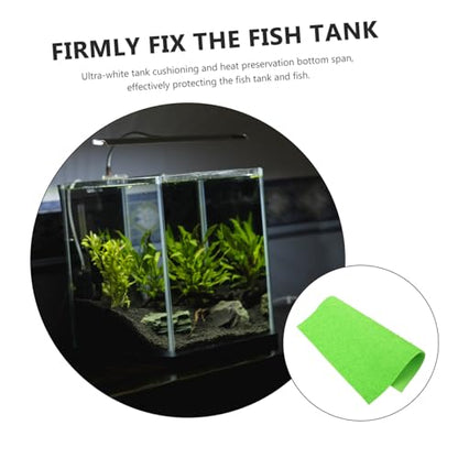 Aquarium Bottom Mat Thicken Non-Skid Pad for Fish Tank Soft Cushioning for Leveling and Insulation and Lightweight Fish Tank Bottom Mat