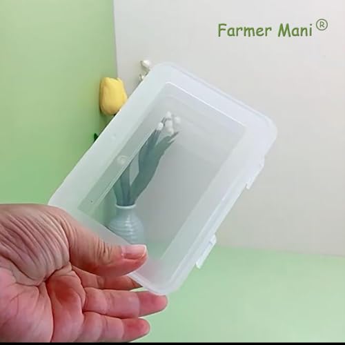 Clear Plastic Storage Containers Box with Lid (5.04x3.5x1.69 inch, 2 Pack), Rectangle Plastic Clear Storage Containers Box for Beads, Coins, Safety Pins and Other Craft Jewelry Watch Findings - size: 5.04 x 3.5 x 1.69 Inch