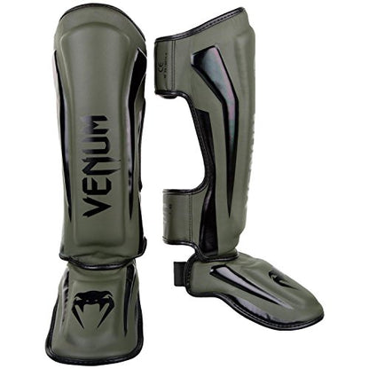 Venum Elite Standup Shin Guards - color: Black/Gold, size: Large