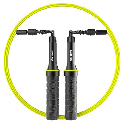 Velites Earth 2.0 Official CrossFit Games Jump Rope, Double Unders - color: Black