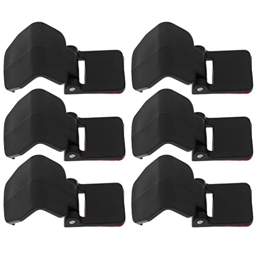 Totority 6pcs Cylinder Lock: Snake Tank Aquarium Clips Escape Screen Clip Snake Cage Clips Glass Cover Support Holder Plastic Turtle Tank Terrarium Cover Clips