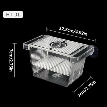 Generic Acrylic Fish Breeding Box | Aquarium Breeder Box Fish Tank Divider | Safe Nursery for Injured Hatchery Incubator Breeder