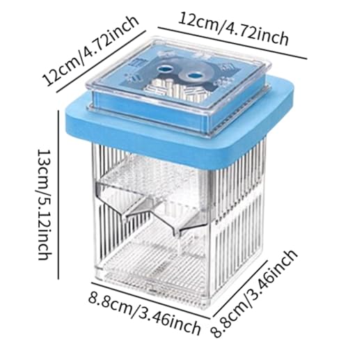 Baoblaze Fish Hatching Box Isolation Case Large Capacity Detachable Aquarium Supplies Fishtank Breeder Aquarium Hatchery for Home Use, Blue