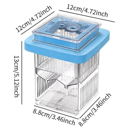Baoblaze Fish Hatching Box Isolation Case Large Capacity Detachable Aquarium Supplies Fishtank Breeder Aquarium Hatchery for Home Use, Blue