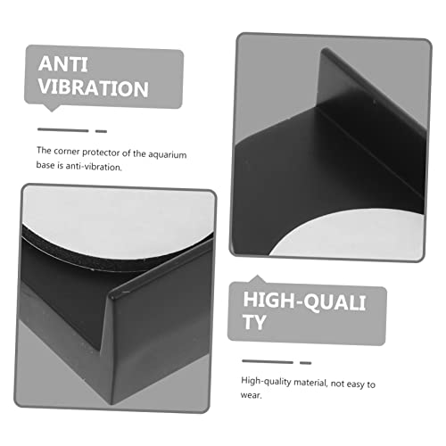 4pcs Fish Tank Corner Pads -Collision Base Protectors Shockproof Corner Guards for Aquariums and Soft Safety Pads for Furniture