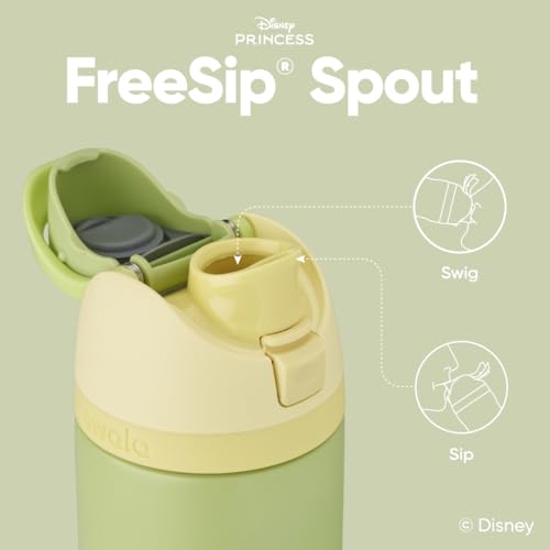 Owala Princess FreeSip Stainless Steel Water Bottle 24 oz Tiana - color: Tiana, size: 24 Ounces