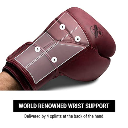 Hayabusa T3 LX Leather Boxing Gloves | Leather Boxing Gloves, Training Gloves Men and Women, Sparring Gloves, Heavy Bag Gloves, 16oz Boxing Gloves, Muay Thai Gloves - color: Crimson, size: 16oz