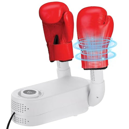 Boot Shoe Dryer with Timer, 360° Hot Air for Boxing Gloves, Foldable