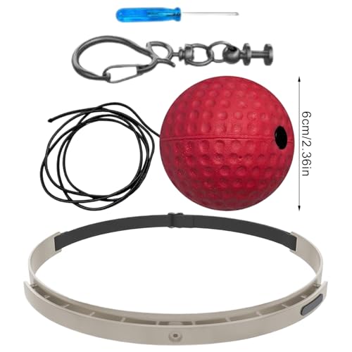 Boxing Reflex Ball Punching Speed Reaction - color: red hard ball