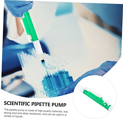 Veemoon Scientific Pipette Pump Plastic Laboratory Pipette Pump 10ml Dispenser