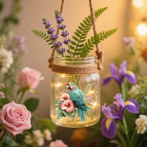 Peacoblue 18 Sheets Rub on Transfers for Crafts, Birds 3.6"x3.9" UV DTF Cup Wraps Waterproof Rub on Cold Transfers Stickers for Wood Glass Metal Cup Tumblers Mirrors Mugs Home Decor - style: Birds